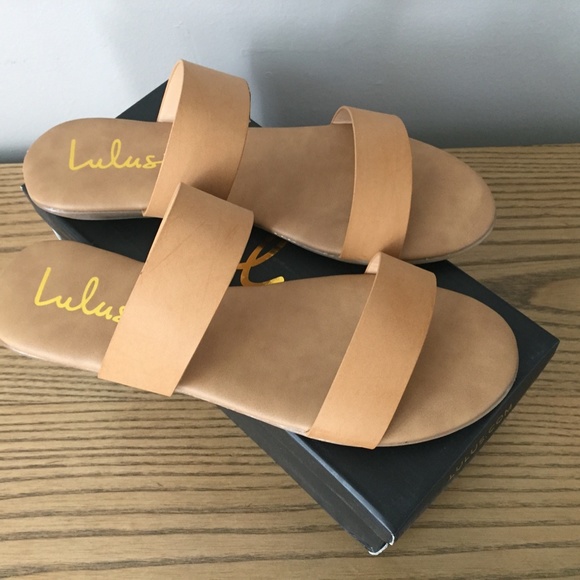 Natural Slide Sandals - NWT - Picture 2 of 5